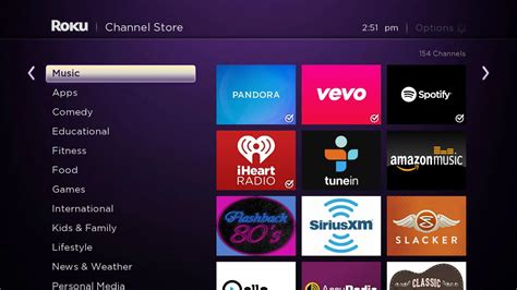 does roku have music channels? and is there any other way to enjoy music on roku?